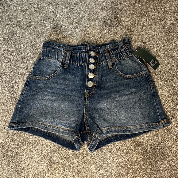 NWT wild fable Paper Bag Denim Shorts - Picture 1 of 5
